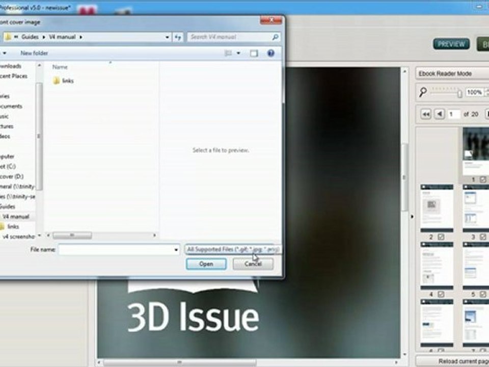 Customizing your E-Books front cover