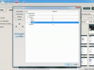 Editing your E-Books table of contents