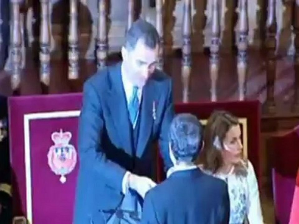 Los Príncipes de Asturias presiden el Premio Miguel de Cervantes