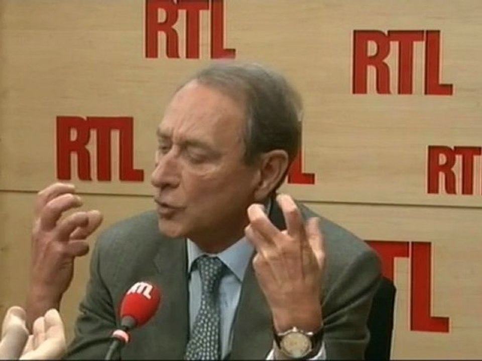 Bertrand Delanoë, maire PS de Paris, mardi midi sur RTL : "Sarkozy a tort de sous-estimer Hollande"