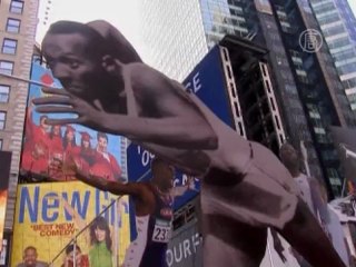 На Таймс-Сквер отмечают 100 дней до Олимпиады