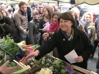 Martine Aubry en déplacement dans le 12e Arr. de Paris