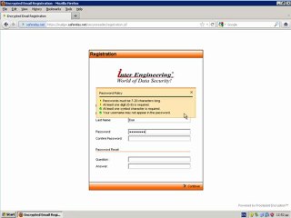 Adhoc Encryption - Inter Engineering Secure Email Managed Service