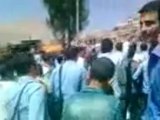 فري برس درعا إنخل مظاهرة طلابية صباحية تضامنا مع المدن المنكوبة 24 4 2012 Daraa