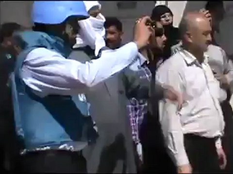 فري برس حمــــاة المحتلة المراقبين في حي مشاع الاربعين 24 4 2012 Hama