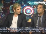 Intervista a Mark Ruffalo e Chris Hemsworth per il film The Avengers - Primissima.it