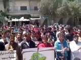 فري برس ادلب كفرنبل تغني أغنية جرجناز تضامنا معها24 4 2012ج1 Idlib
