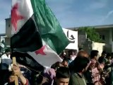 فري برس ادلب حاس مظاهرة مظاهرة لاحرار المدينة  24 4 2012 Idlib