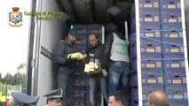 Brindisi - Tre tonnellate di sigarette di contrabbando nascoste in un tir (24.04.12)