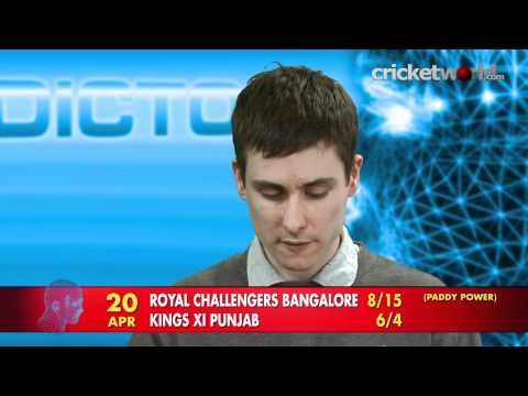 Cricket Betting Video - Mr Predictor - IPL 2012 Kings XI v RC Bangalore - Cricket World TV
