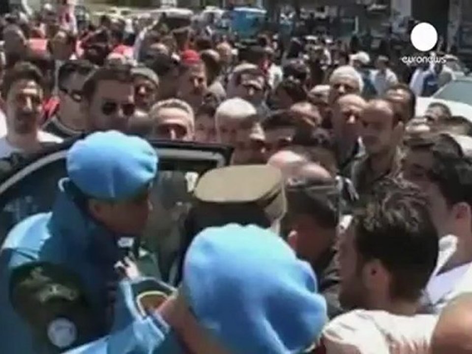 Los observadores de la ONU en Siria, cuestionados