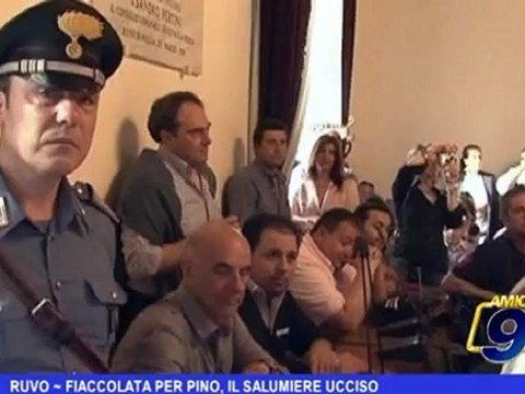 Ruvo | Fiaccolata per Pino, il salumiere ucciso