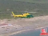 Capri (NA) - Elicottero della Gdf in soccorso di una neonata (23.04.12)