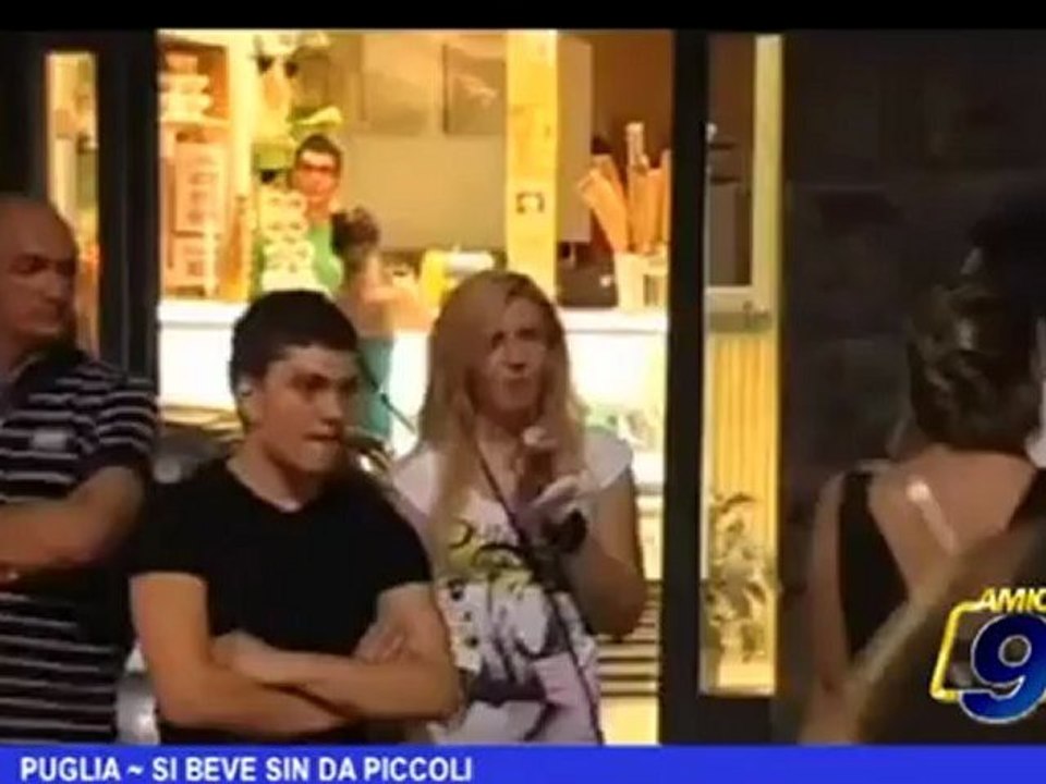 Puglia | Si beve sin da piccoli