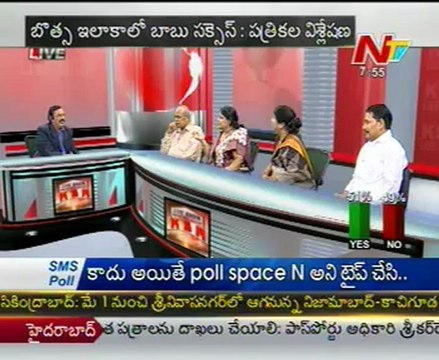 Live Show with KSR - Nannapaneni Rajakumari,Rama Krishna ,Cong leader Padmaja Reddy - 01