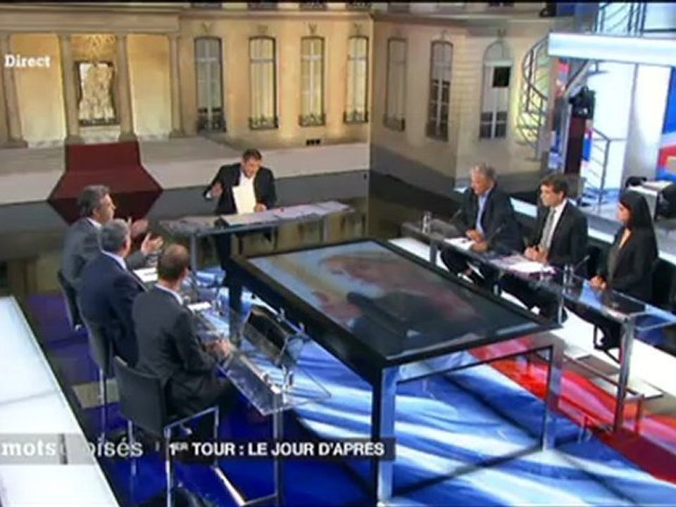 Mots Croisés Arnaud Montebourg, Henri Guaino et Dominique REYNIE
