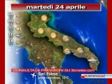 Previsioni del tempo, martedì 24 aprile