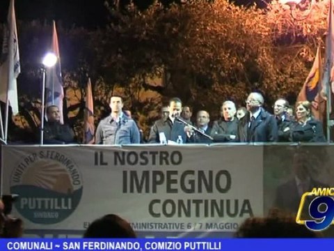 San Ferdinando | Comunali, comizio Puttilli