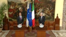 Roma - Conferenza stampa Monti - Katainen (17.04.12)