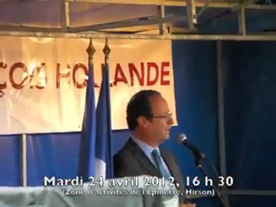 François Hollande à Hirson