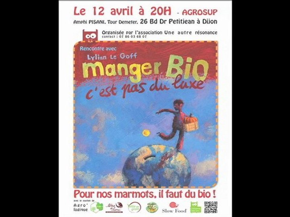 Lilian Le Goff:  manger bio c'est pas du luxe pour nos ressources