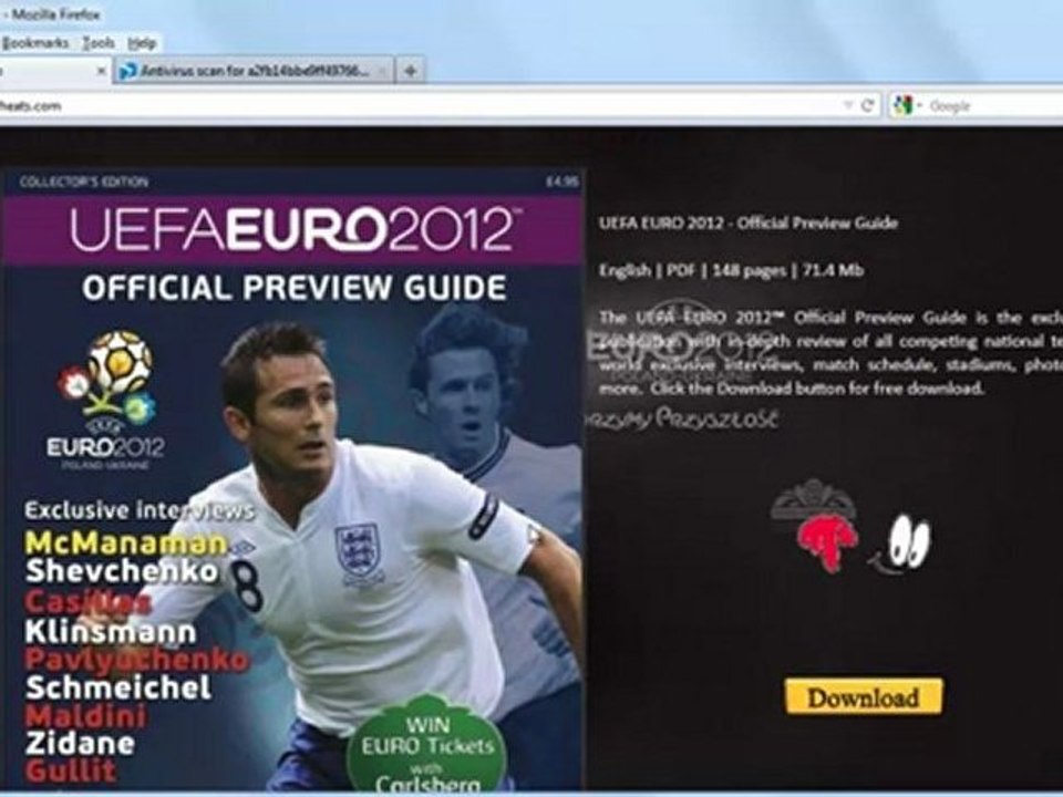 Get Free UEFA EURO 2012 Official Preview Guide 2012