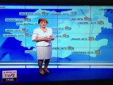 Harta Romaniei alaturi de a Republicii Moldova, la TVR METEO - 24 aprilie 2012