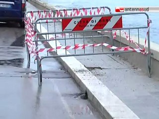 TG 17.04.12 Lungomare San Girolamo, buche come voragini