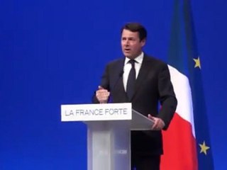 Dernier meeting avant le premier tour dimanche à Nice Nicolas Sarkozy