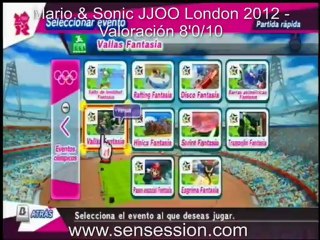 Mario & Sonic JJOO London 2012 analisis review