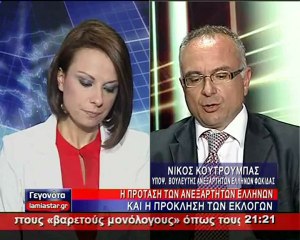 O Νίκος Κουτρούμπας στο STAR Κεντρικής Ελλάδας