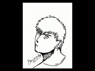 Speed Drawing 01 avec Bamboo sur Gimp