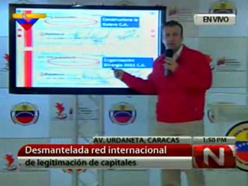 (VÍDEO) Desarticulan red internacional de legitimación de capitales