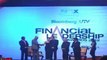 Finance Minister  Pranab Mukherjee Given the Awards To the Winner