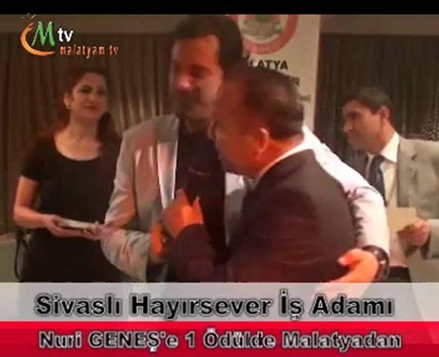 Hayırsever İş Adamına Bir Ödülde Malatya'dan