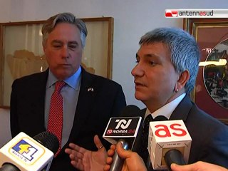 TG 24.04.12 Bari, l'ambasciatore Usa promette sostegno all'Italia