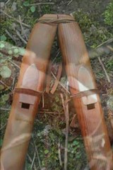 double flûte amérindienne en "La#" & Udu drum