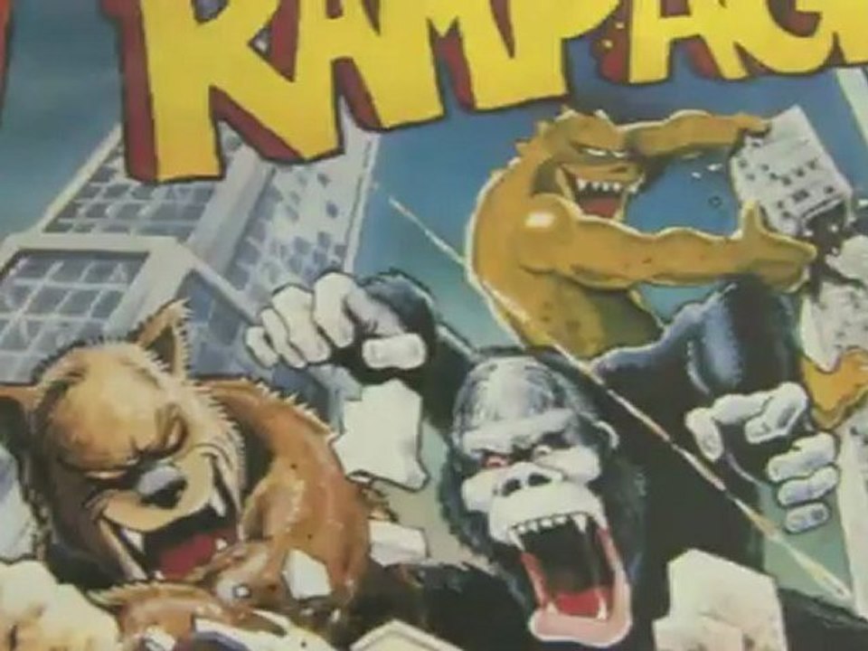 CGR Packaging Review - RAMPAGE for Sega Master System artwork