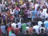 فري برس درعا مهد الثورة  مظاهرة مدينة الحراك المحتلة 24 4 2012 Daraa