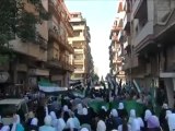 فري برس حمص   حي الملعب لا إله إلا الله24 4 2012 Homs