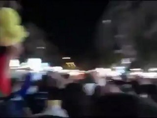 فري برس حلب الأعظمية البطة تنظر بدهشة للمظاهرة 24 4 2012 Aleppo