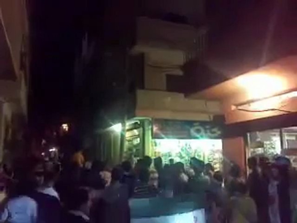 فري برس دير الزور المظاهرات المسائية لأبطال الشيخ ياسين24 4 2012 DeerALzoor