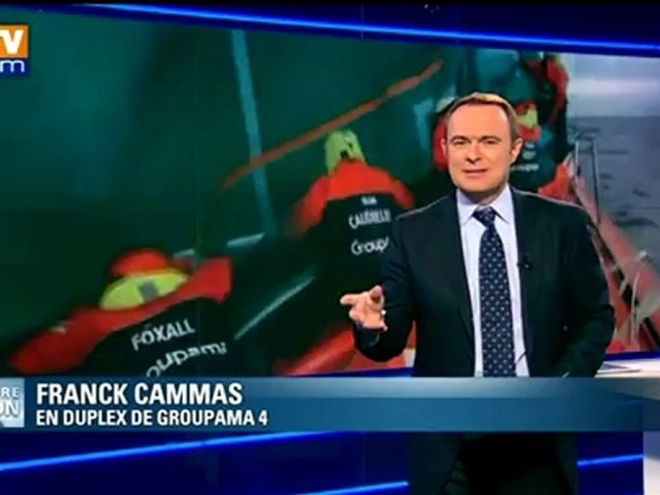 Volvo Ocean Race : "la victoire est toujours possible", assure Cammas sur BFMTV