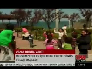 Vanlı Depremzedeler CNN Türk'e açıklamalarda bulundu