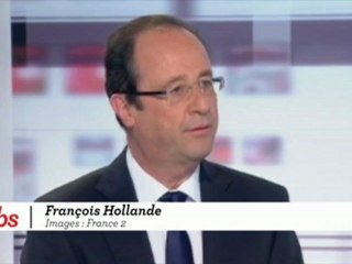 Hollande : "Je ne suis pas une girouette comme le candidat sortant"