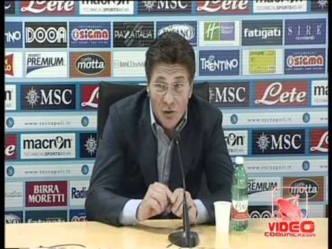 Napoli - Mazzarri: contro il Novara voglio solo la vittoria (20.04.12)