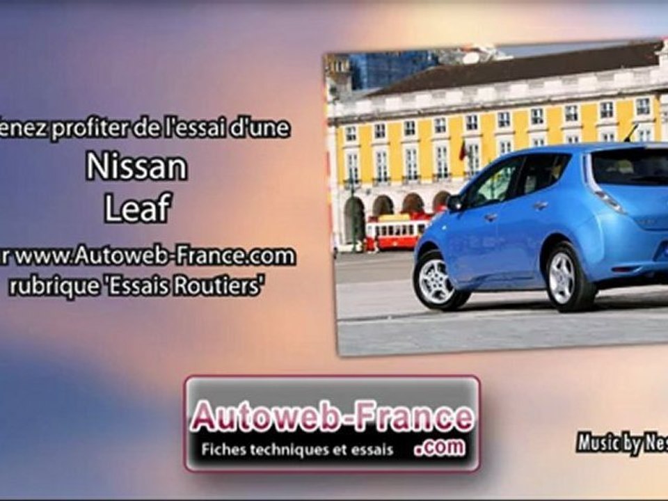 Essai Nissan Leaf - Autoweb-France