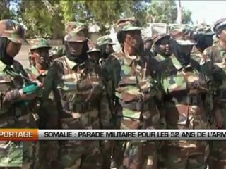 Somalie, parade militaire pour les 52 ans de l'armée