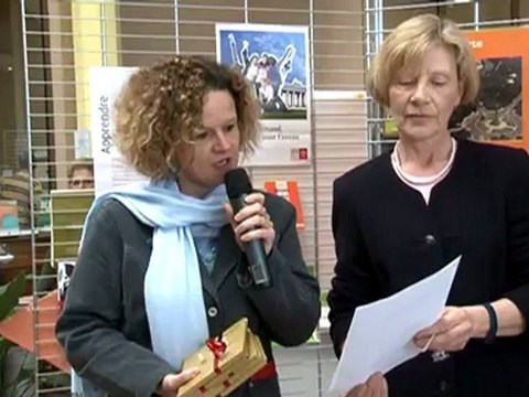 Bibliothèque: remise des prix du concours Berlin