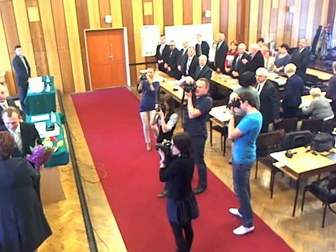 XXI Sesja Rady Miasta Grajewo - 25.04.2012 r. - część 1